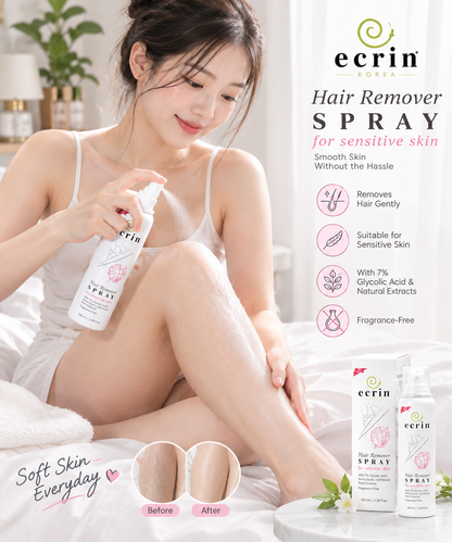 Ecrin Hair Removal Foaming Spray for Men & Women